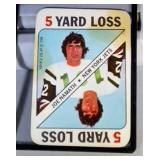 Topps Joe Namath - 5 yard loss card