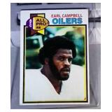 1979 Topps Earl Campbell rookie card #390
