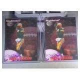 lot of 2 1996 Skymotion Brett Favre cards