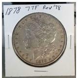 1878 7TF Rev 78 Morgan Silver Dollar