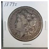 1879 S Morgan Silver Dollar