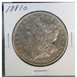 1881 O Morgan Silver Dollar
