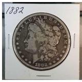 1882 Morgan Silver Dollar