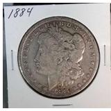 1884 Morgan Silver Dollar