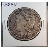1884 S Morgan Silver Dollar