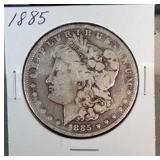 1885 Morgan Silver Dollar