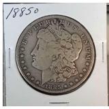 1885 O Morgan Silver Dollar