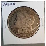 1888 O Morgan Silver Dollar