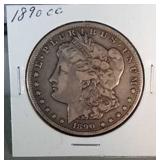 1890 Carson City Morgan Silver Dollar