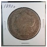 1890 O Morgan Silver Dollar