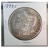 1890 S Morgan Silver Dollar
