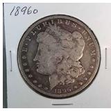 1896 O Morgan Silver Dollar