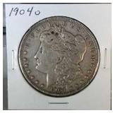 1904 O Morgan Silver Dollar