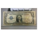 1928 A $1 silver certificate - funny back