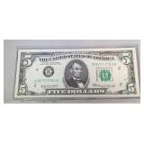 1969 $5 FRN - New York - CU