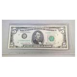 1981 A $5 FRN - Chicago - CU