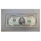 1985 $5 FRN - Chicago - CU