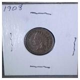 1908 Indian head penny