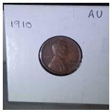 1910 Lincoln Penny - AU