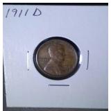 1911 D Lincoln Penny