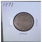1871 2 cent piece