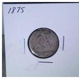 1875 seated dime