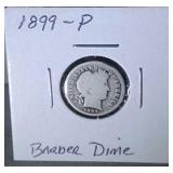 1899 Barber Dime