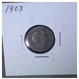 1903 Barber Dime