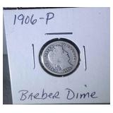 1906 Barber Dime