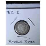 1912 D Barber Dime