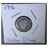 1916 Barber Dime