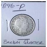 1896 Barber Quarter