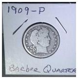 1909 Barber Quarter
