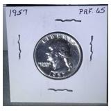 1957 Proof Washington Quarter