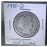 1915 D Barber half