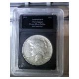 1921 Peace dollar - VG