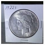 1922 S Peace Dollar
