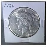 1926 Peace Dollar