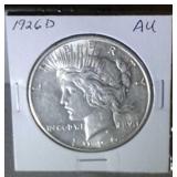 1926 D Peace Dollar - AU