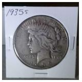 1935 S Peace Dollar