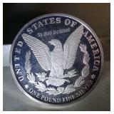 1 pound .999 fine silver
