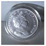 2014 1 oz. .999 fine silver-Isle of Man - Angel