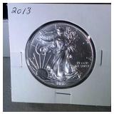 2013 1 oz. .999 fine silver-American Silver Eagle