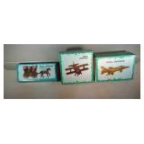 lot of 3 antique die-cast pencil sharpeners