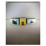 lot of 3 antique die-cast pencil sharpeners