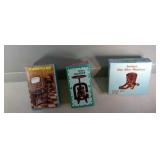 lot of 3 antique die-cast pencil sharpeners