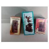 lot of 3 antique die-cast pencil sharpeners