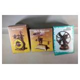 lot of 3 antique die-cast pencil sharpeners