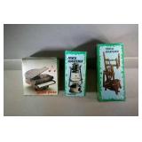 lot of 3 antique die-cast pencil sharpeners