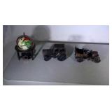 lot of 3 antique die-cast pencil sharpeners